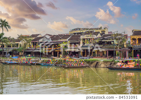 Hoi An ancient town, Vietnam. Vietnam opens to tourists again after quarantine Coronovirus COVID 19 84531091