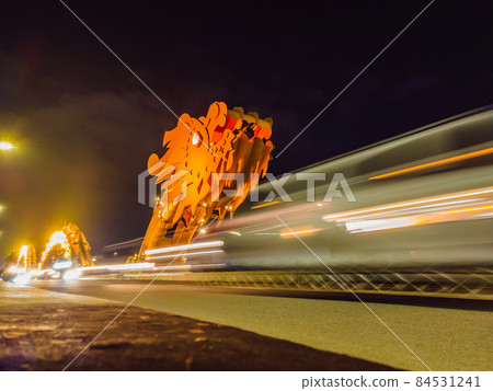 Dragon River Bridge, Rong Bridge in Da Nang, Vietnam 84531241