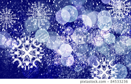Magical Christmas winter festive background with Magical Christmas winter festive background with 84533236