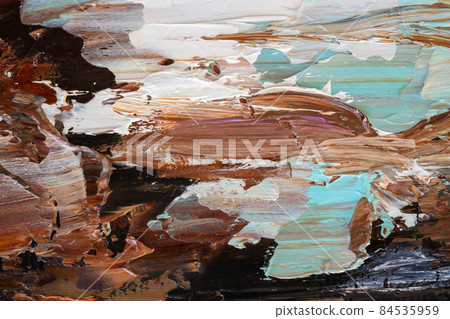 Embossed pasty oil paints and reliefs. 84535959