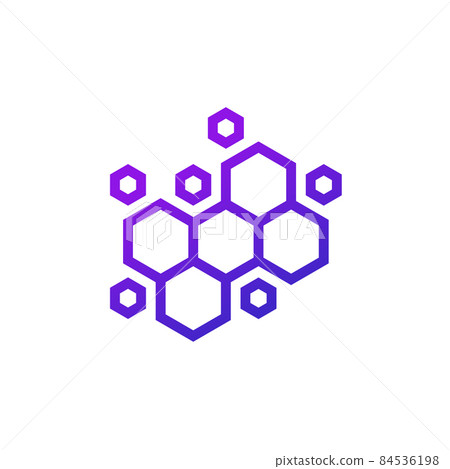 nano materials or nanostructure, vector icon nano materials or nanostructure, vector icon 84536198