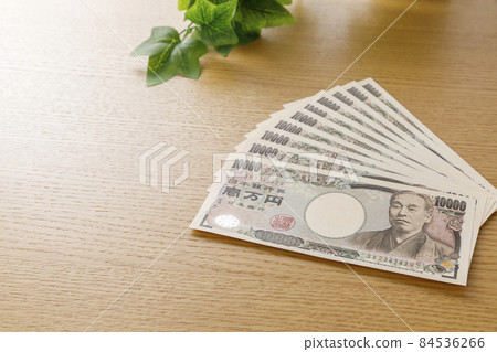 Money 100,000 yen Money 100,000 yen 84536266
