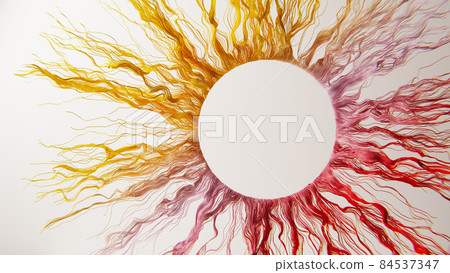 Abstract yet realistic background with a space for a text. 3D illustration Abstract yet realistic background with a space for a text. 3D illustration 84537347