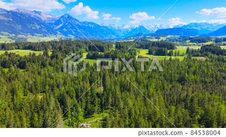 Amazing nature of Bavaria in the Allgau district of the German Alps Amazing nature of Bavaria in the Allgau district of the German Alps 84538004