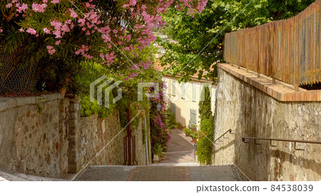The old town district of Cannes with its small lanes The old town district of Cannes with its small lanes 84538039