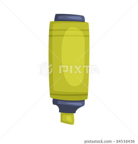 Green Highlighter as Office Supply and Stationery Object Vector Illustration Green Highlighter as Office Supply and Stationery Object Vector Illustration 84538436