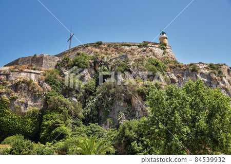 Lighthouse of the Old Fortress. Kerkyra, Corfu, Greece. Lighthouse of the Old Fortress. Kerkyra, Corfu, Greece. 84539932
