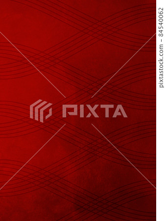 鋁箔背景，紅色（背景材料）的暗圖像，5個細波浪線交叉 84540062