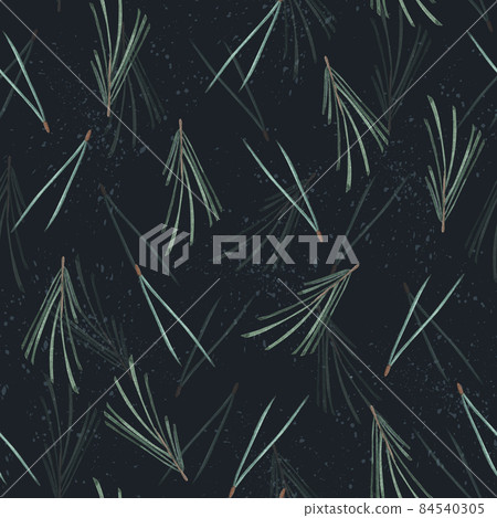 Christmas seamless pattern, holiday watercolor conifer illustration. New year holiday backdrop. For wallpaper, postcard, print, packaging, textile, linens, linen. Christmas seamless pattern, holiday watercolor conifer illustration. New year holiday backdrop. For wallpaper, postcard, print, packaging, textile, linens, linen. 84540305
