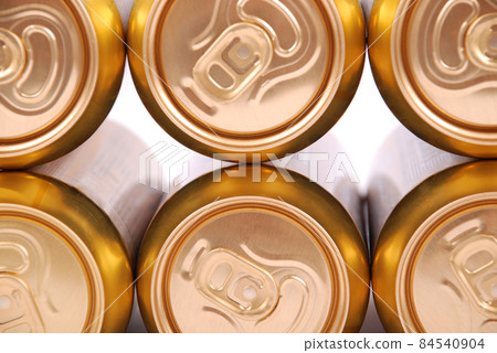 Metal beer cans background 84540904