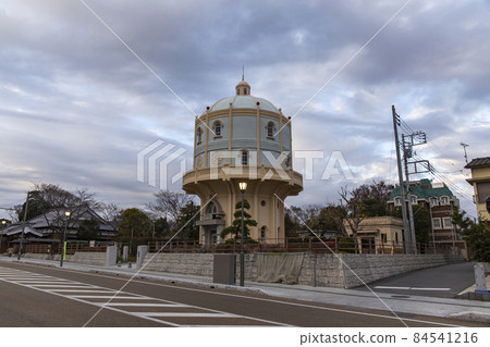 Mito city water supply low district water distribution tower Mito city water supply low district water distribution tower 84541216