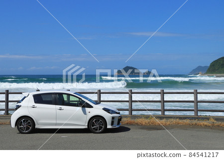 Car and sea scenery Car and sea scenery 84541217