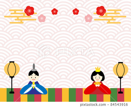 女兒節框架背景圖 84543916