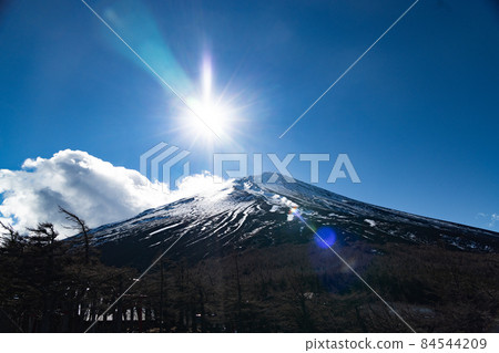 Fuji in winter 84544209