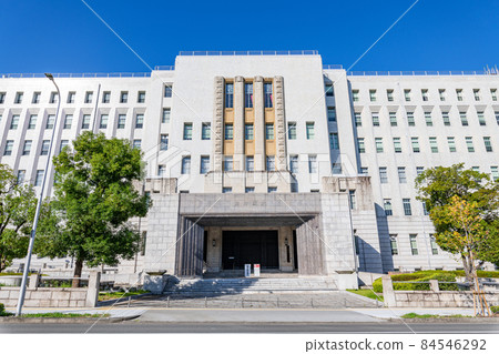 Osaka City, Osaka Prefecture, Osaka Prefectural Government Building Main Building in fine weather 84546292