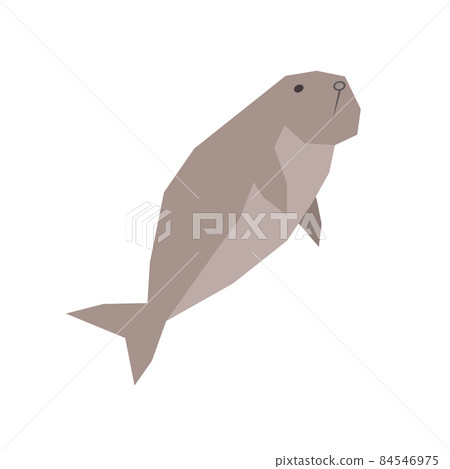 Illustration of dugong 84546975