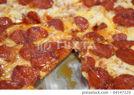 Order home delivery pizza at a home party, stay home Order home delivery pizza at a home party, stay home 84547220