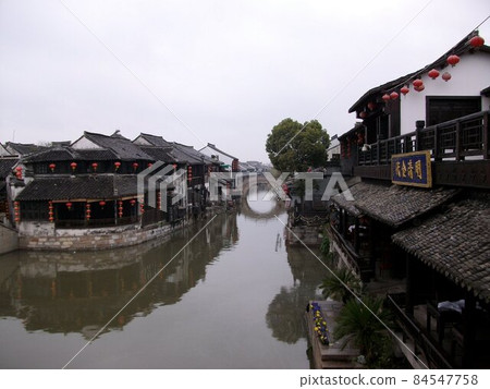 Western Tang Water Village Landscape Western Tang Water Village Landscape 84547758