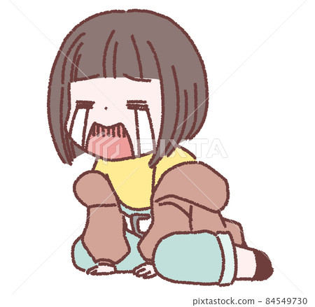 一個坐下哭的女人 84549730