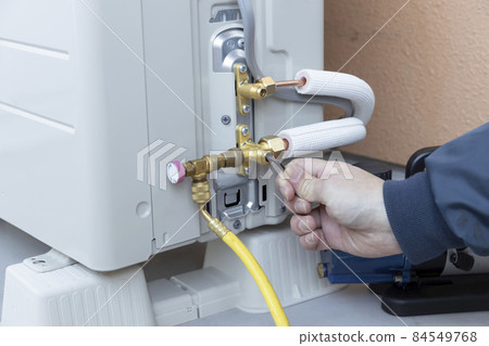 Air conditioner installation work (vacuum drawing) 84549768
