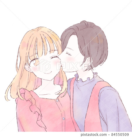 Kiss on the cheek by shidouaoi on DeviantArt