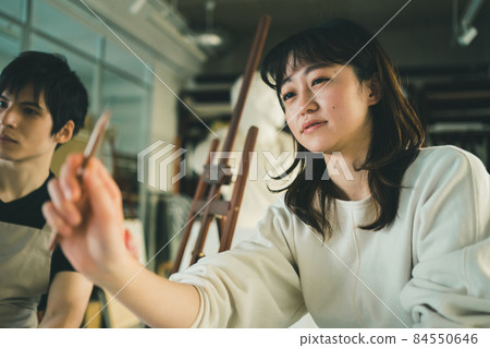 female, lady, woman 84550646