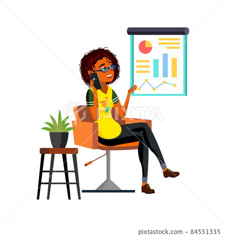 Business Woman Talking With Ceo On Phone Vector Business Woman Talking With Ceo On Phone Vector 84551335