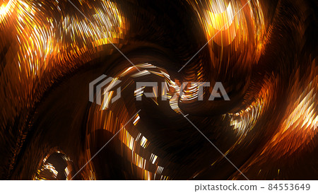 Colorful concentrated lines like sharp metallic metal 84553649