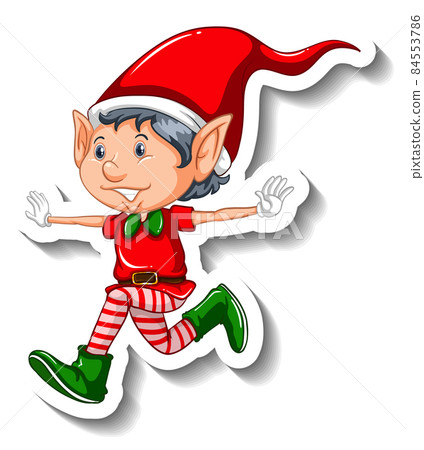 Christmas elf cartoon character Christmas elf cartoon character 84553786
