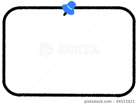 frame tack frame border memo note paper - Stock Illustration [84553825 ...