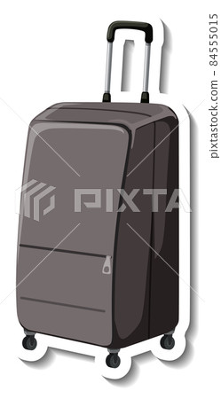 Travel plastic suitcase with wheel cartoon sticker Travel plastic suitcase with wheel cartoon sticker 84555015