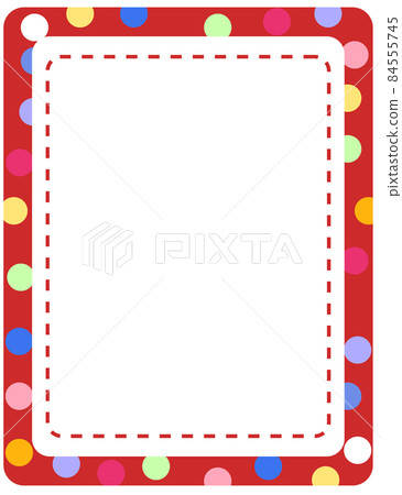 Empty colourful frame banner template Empty colourful frame banner template 84555745