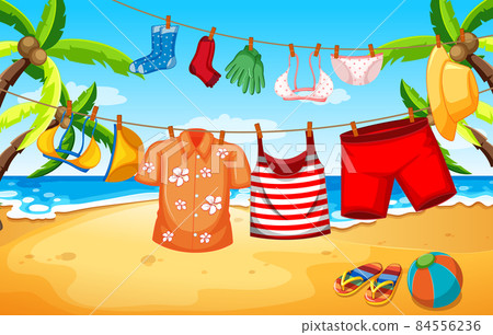 Clothes drying and hanging outdoor background Clothes drying and hanging outdoor background 84556236