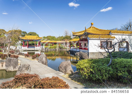 日本中國園林“神州”的風景[神奈川縣川崎市] 84556658