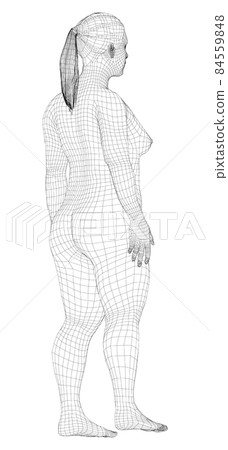 Fat woman, before weight loss 84559848