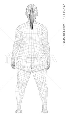 Fat woman, before weight loss 84559852