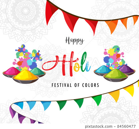 Holi Indian festival poster design Holi Indian festival poster design 84560477