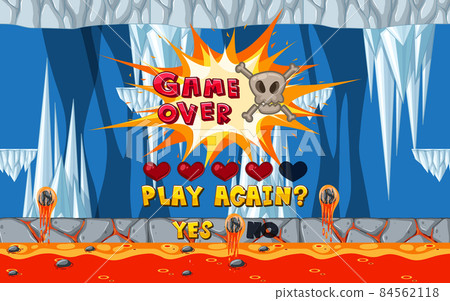 Platformer Game template with Ice Cave Platformer Game template with Ice Cave 84562118