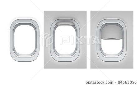 Plane aircraft window vector Plane aircraft window vector 84563056