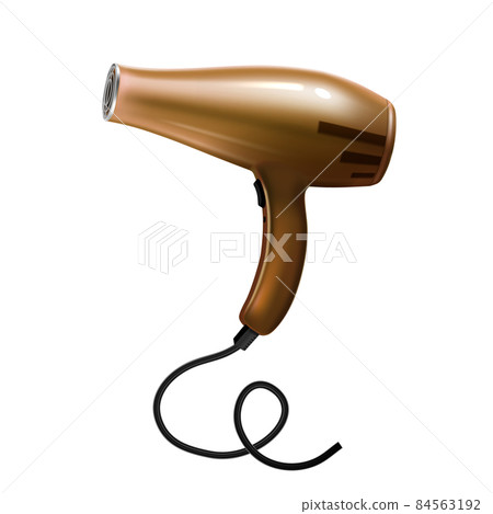 Dryer Hairdresser Equipment For Drying Hair Vector Dryer Hairdresser Equipment For Drying Hair Vector 84563192