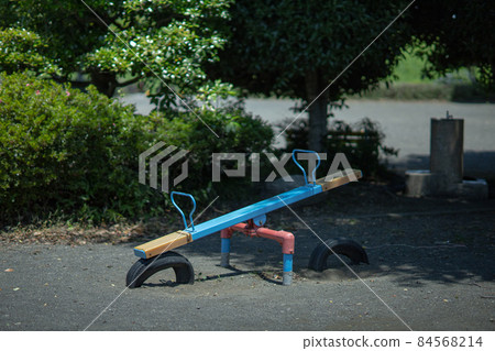 The seesaw of the park 84568214