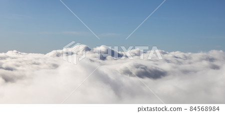 White Puff Clouds during a sunny day. White Puff Clouds during a sunny day. 84568984