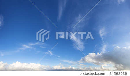 View of Cloudscape during a cloudy blue sky sunny day View of Cloudscape during a cloudy blue sky sunny day 84568986