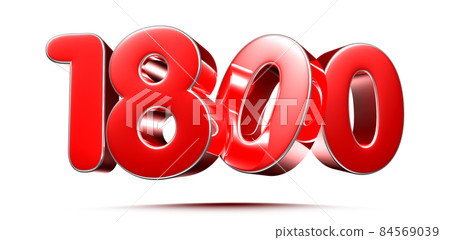 number 1800 red. 84569039