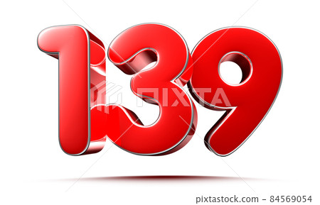 number 139 red. number 139 red. 84569054