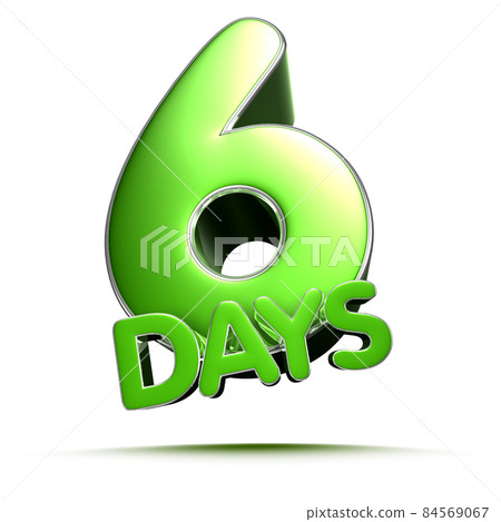 6 days green. 84569067
