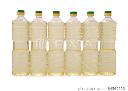 Bottle of sunflower oil Bottle of sunflower oil 84569233