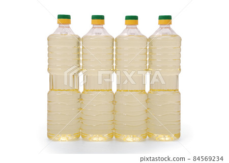 Bottle of sunflower oil Bottle of sunflower oil 84569234