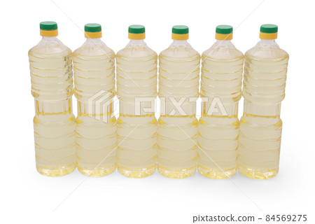 Bottle of sunflower oil Bottle of sunflower oil 84569275