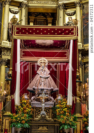 Interior of Royal Monastery of Santa Maria de Guadalupe. Caceres, Spain. 84572311